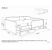 POSTEL AMELIA RAVEN 120X200 C. BĚŽ 30