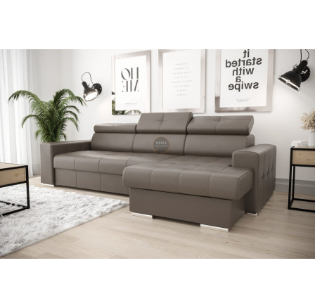 Rohová sedací souprava MARGO 160x250 přírodní kůže - pravá, Kůže odstín hnědé - U-19 Rohová sedací souprava MARGO 160x250 přírodní kůže - pravá, Kůže odstín hnědé - U-19