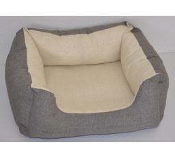 Pelíšek AXIN světle béžový - 68x58 cm