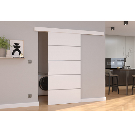 Posuvné dveře na stěnu BIELLA 86 White