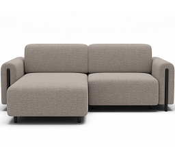 Rohová sedací souprava ACOSSTA - Levá, Royal 18/Černá