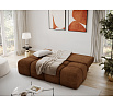 Nuwia sofa with sleeping function and storage box, brick red plush upholstery Avexin 30 145x200 1