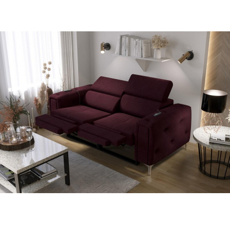 Sofa ORION II , relax 190 cm - bordó Sofa ORION II , relax 190 cm - bordó