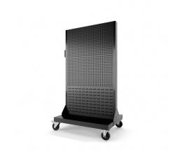 Dílenská stěna, tabule na nářadí MARIUSZ, 965 x 1555 x 610 mm, All Black: černá