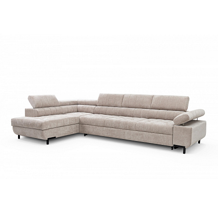 Rohová sedací souprava Tyrion Maxi s funkcí spaní / Vibe 08 / levá strana