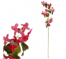 Clematis - umělá řezaná květina, tmavě růžová