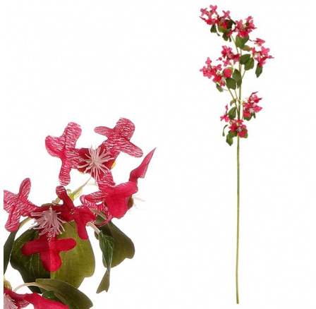 Clematis - umělá řezaná květina, tmavě růžová