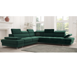 Rohová sedací souprava GALAXY MAX 280×280 - zelená , pravá