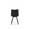 Jídelní židle K332 VELVET, Černý Bluvel 19/Černá