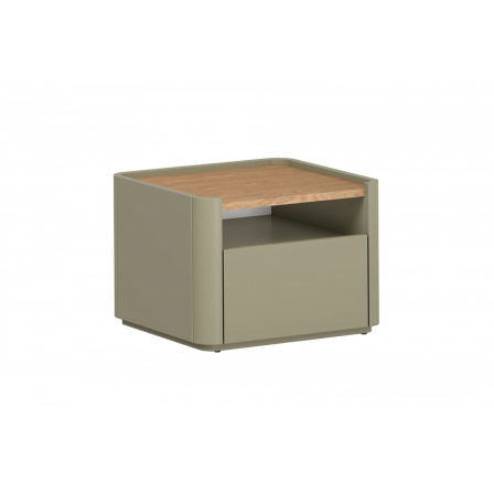 ELIVO NOČNÍ STOLEK 50 1SZ - eukalyptus / dub baltic dune