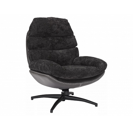 Křeslo GISELLE, Černá 242/Černá Ekokůže 244