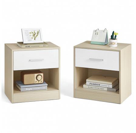 Odkládací stolek 39x28x41cm, mdf, bělený dub, ANT-E1081 BUK Odkládací stolek 39x28x41cm, mdf, bělený dub, ANT-E1081 BUK