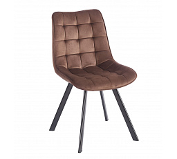 PŘEDPRODEJ -15% do 02.07! Židle velvet - Riviera 26 moka hnědá J265