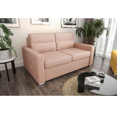 Sofa ARTE III 167 cm přírodní kůže - Kůže pudrově růžová Sofa ARTE III 167 cm přírodní kůže - Kůže pudrově růžová