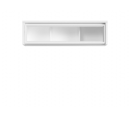 Závěsná skříňka KASPIAN SFW1W/140 bílá/bílá matná