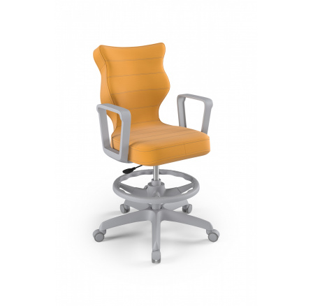 Kancelářské křeslo NORM, šedá Velvet 35 velikost 5 WK+P