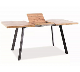 Jídelní stůl BRICK, Dub Artisan/Černá