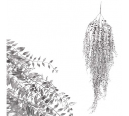 Sleziník - umělý převis, barva stříbrná matná