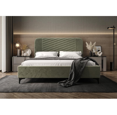 Postel VENEZIA - 140 cm x 200 cm, volitelný odstín Postel VENEZIA - 140 cm x 200 cm, volitelný odstín