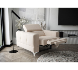 Křeslo TOSCANIA , relax - béžová