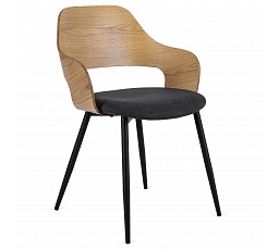 Židle ORBI Dub Zlatý/Černá