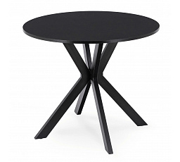 Stůl LAUREN 90 cm Černý