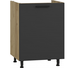 Čelo dřezové skříňky VENTO DK-60/82, dub antracit 