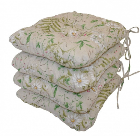 Sedák UNI látka kapradí set 4 kusy Sedák UNI látka kapradí set 4 kusy