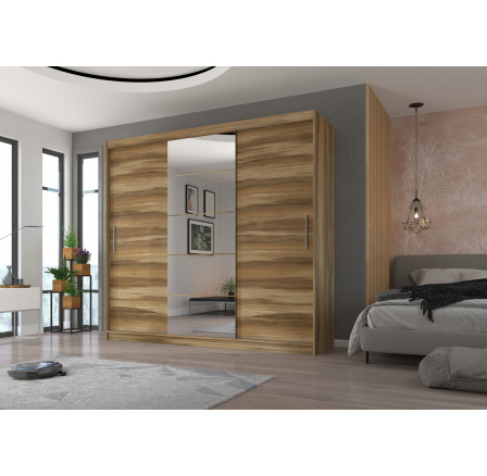 Posuvná skříň se zrcadlem ERWIN 235 Murano+Murano