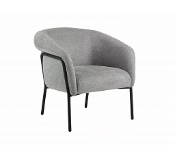 Křeslo CLOVER, Brego Šedá 07/Černá