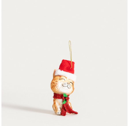 Bomb GLASSO kočka v vánoční čepici 11 m 754067