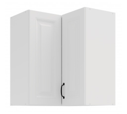 Horní rohová skřínka STILO - 60x60 GN-72 2F (90°), Bílá/Bílá