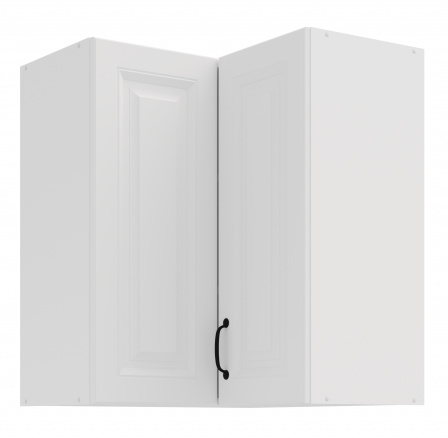 Horní rohová skřínka STILO - 60x60 GN-72 2F (90­°), Bílá/Bílá