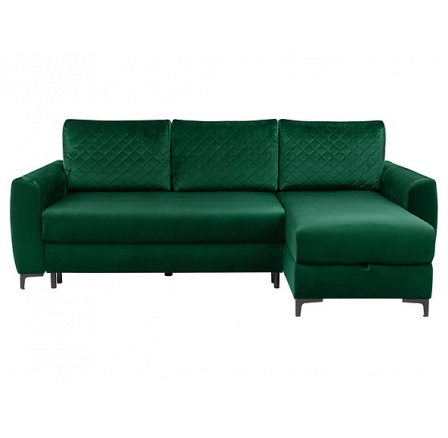 Rohová sedací souprava MOLI LUX 2DL.URCBK, Rainkaro 15 green/Rain 15 green (BRW COMFORT) (FL12-1030)