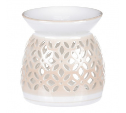 Aromalampa porcelánová, krémová barva