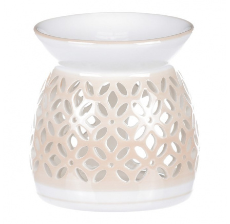 Aromalampa porcelánová, krémová barva