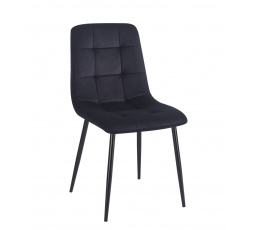 Židle velvet černá K11-FX