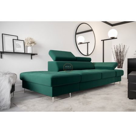Sofa GALAXY II lenoška 235 cm - zelená, levá strana Sofa GALAXY II lenoška 235 cm - zelená, levá strana