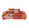 Pohovka Futon, oranžová