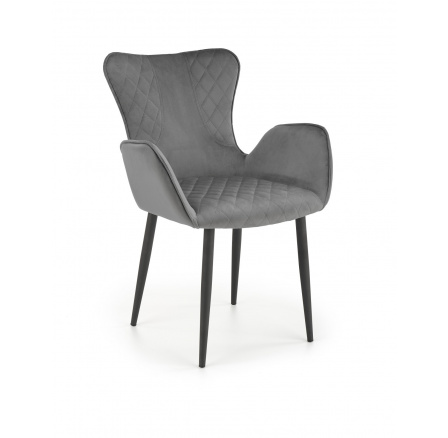 Jídelní židle K427, šedá Jídelní židle K427, šedá