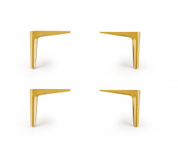 Postel MODULO N3 - Nohy postele (sada), Zlaté