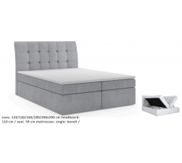 Kontinentální postel Bruno 140x200