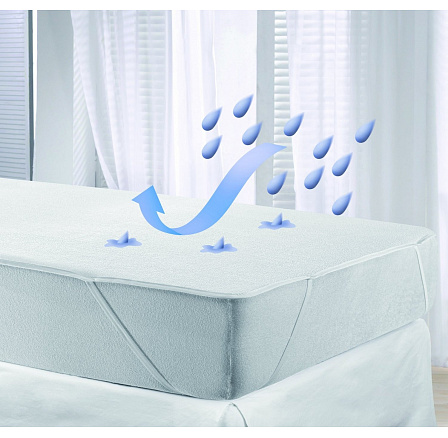 MOLTON chránič matrace nepropustný a prodyšný 60x120 cm (dětský).