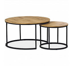 Konferenční stolek 80x80x45cm, mdf, divoký dub, AF-3002 OAK