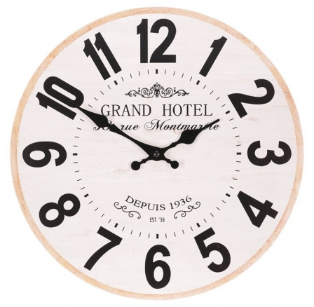 Hodiny nástěnné MDF, 34cm