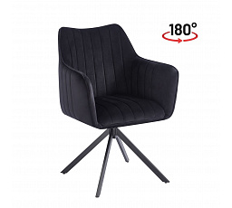 Židle velvet černá K10-FX