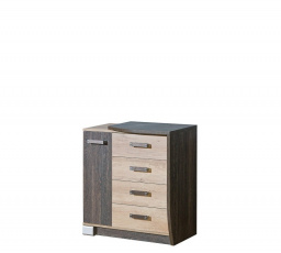 Systém "ROMERO" R14 (Komoda D 4S) - Strana: P; Barva: arusha