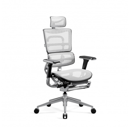 Ergonomické kancelářské hrací křeslo V Master černo-bílé