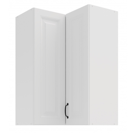 Horní rohová skřínka STILO - 60x60 GN-90 2F (90­°), Bílá/Bílá