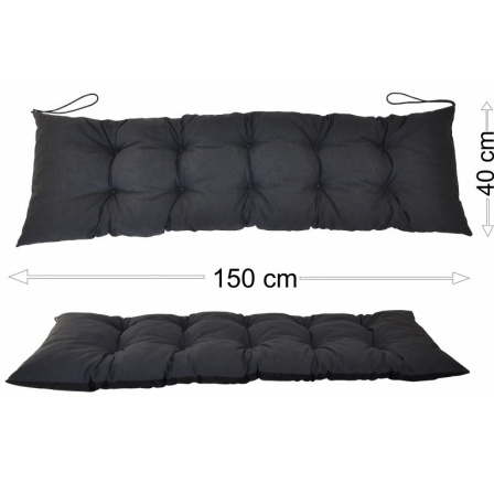 Podsedák 150x40 tmavě šedý melír Podsedák 150x40 tmavě šedý melír